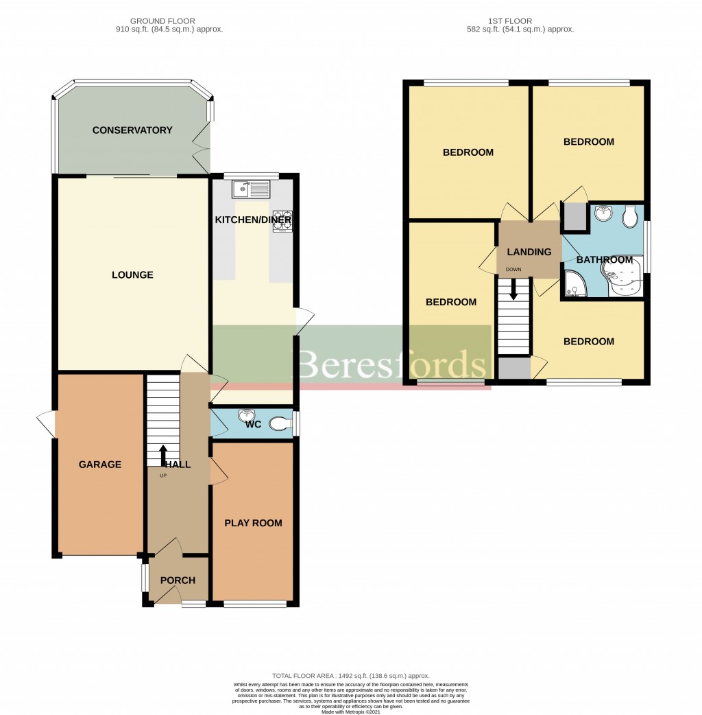 Floorplans For Watchouse Road, Chelmsford, Essex, CM2