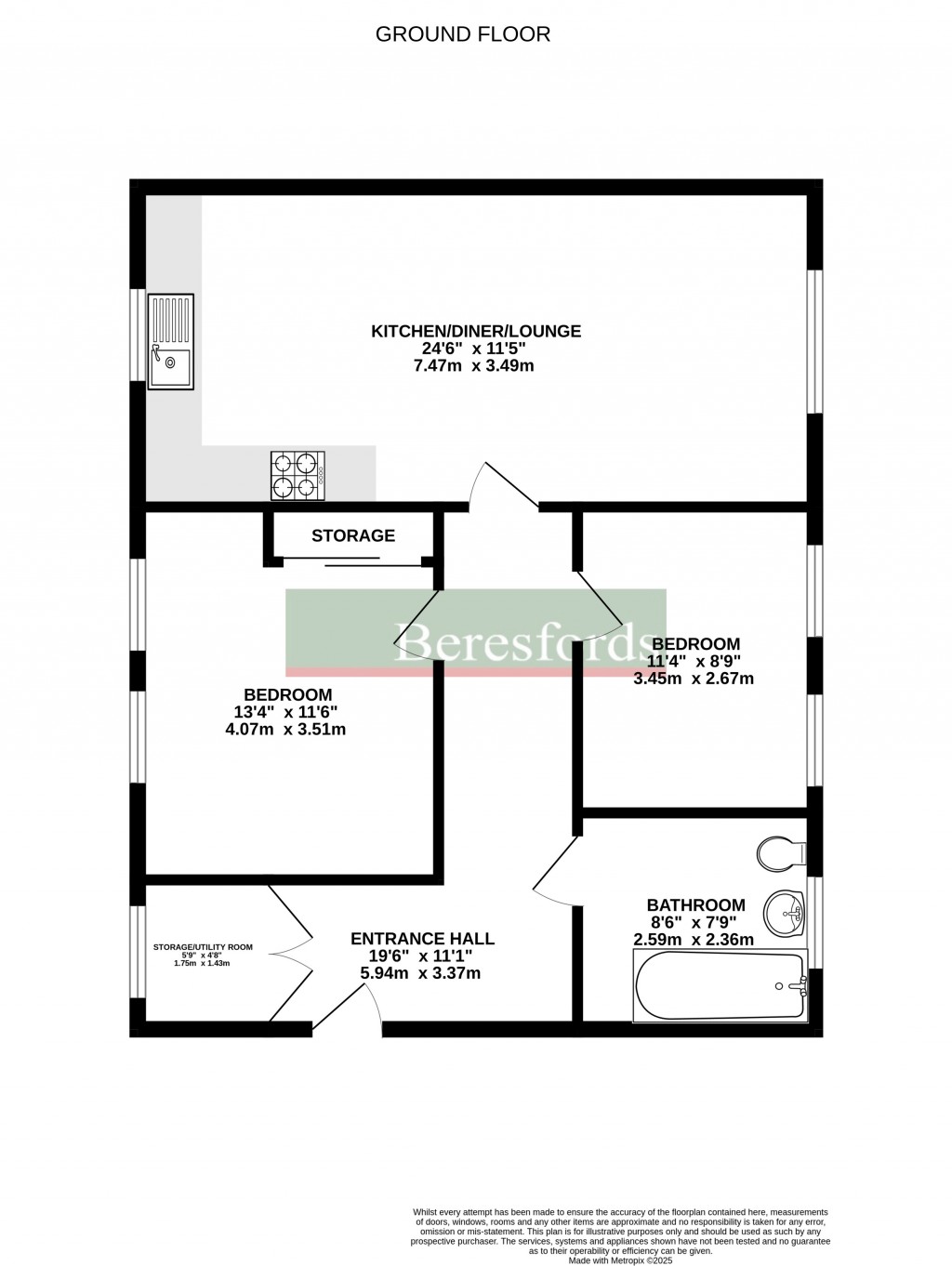 Floorplans For Armistice Avenue, Springfield, Chelmsford, Essex, CM1