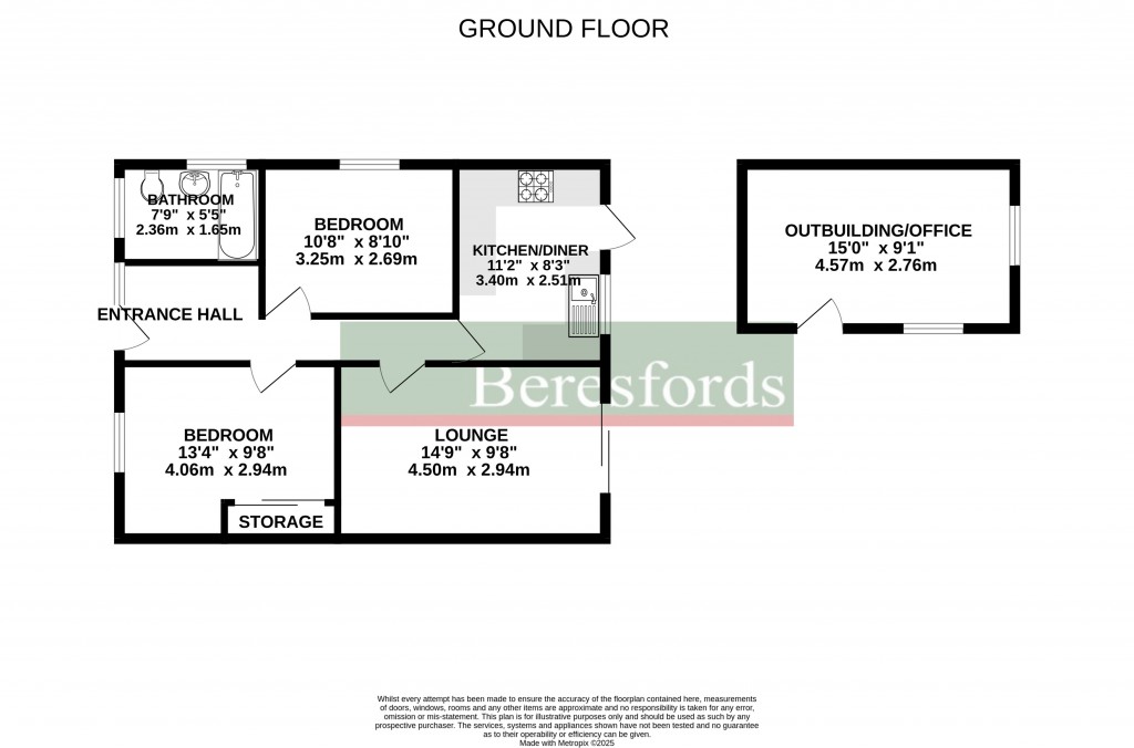 Floorplans For Bramwoods Road, Chelmsford, Essex, CM2