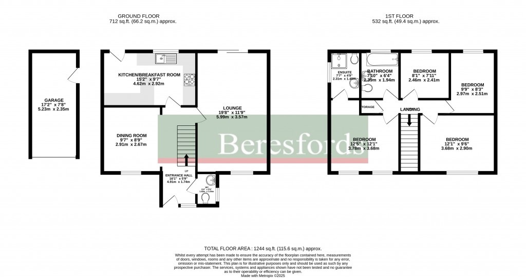 Floorplans For Beeleigh Link, Chelmsford, Essex, CM2