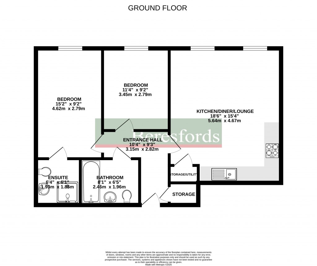 Floorplans For Railway Street, Chelmsford, Essex, CM1