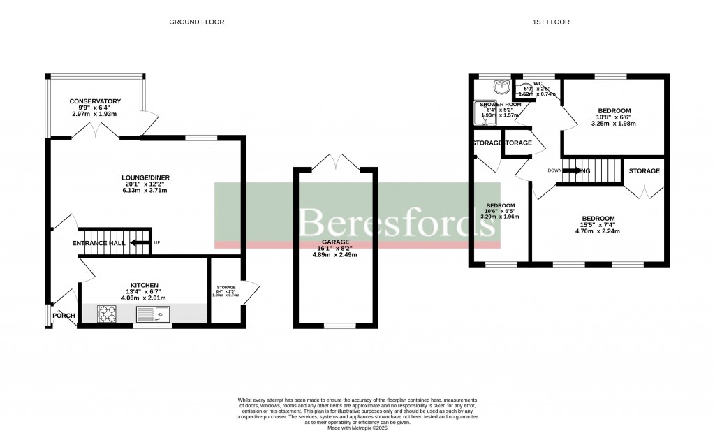 Floorplans For Pennine Road, Chelmsford, Essex, CM1