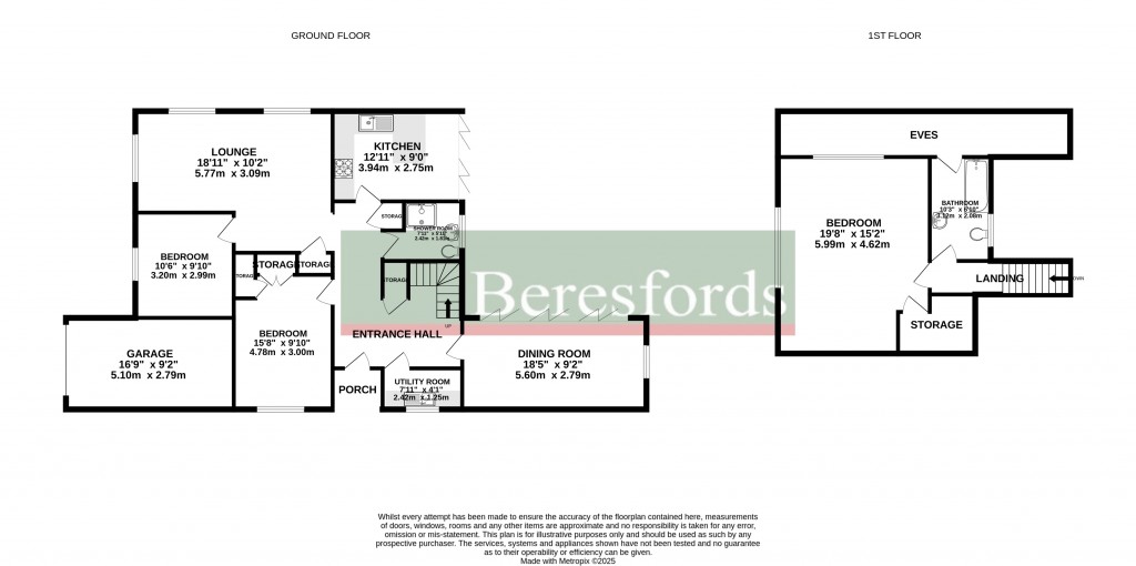 Floorplans For Chignal Road, Chelmsford, Essex, CM1