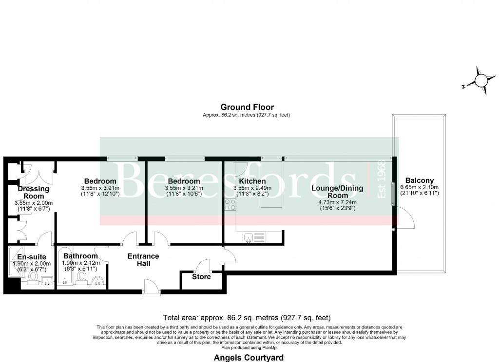 Floorplans For Angels Courtyard, 134 High Street, Colchester, Essex, CO1