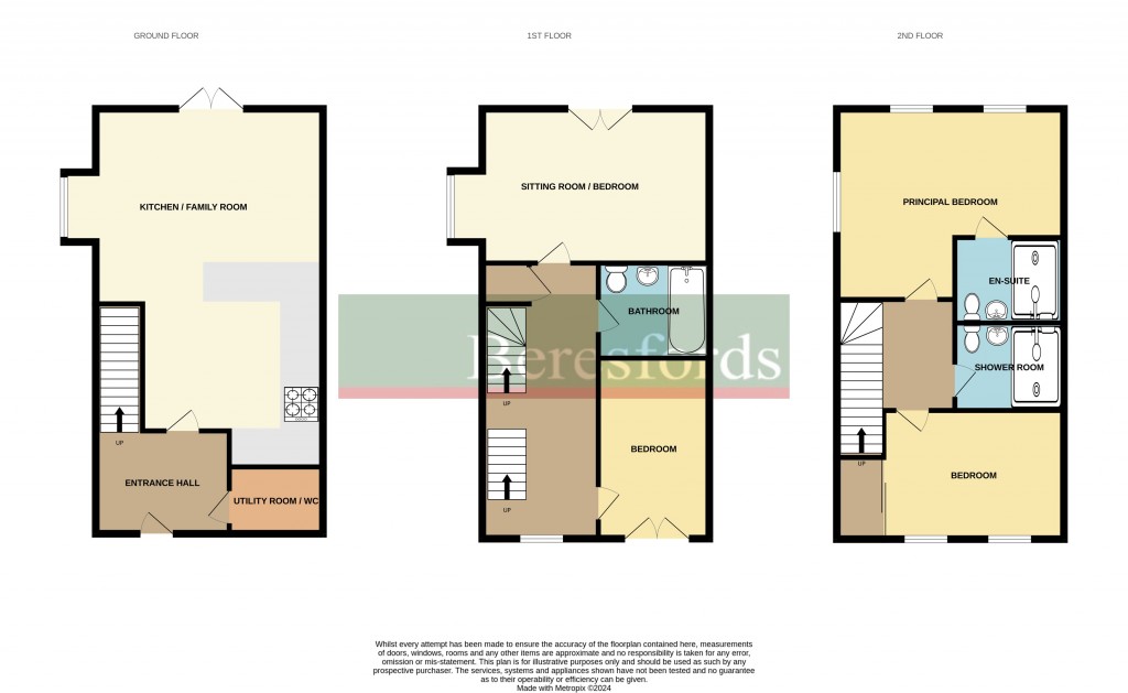 Floorplans For Whitmore Drive, Colchester, Essex, CO4