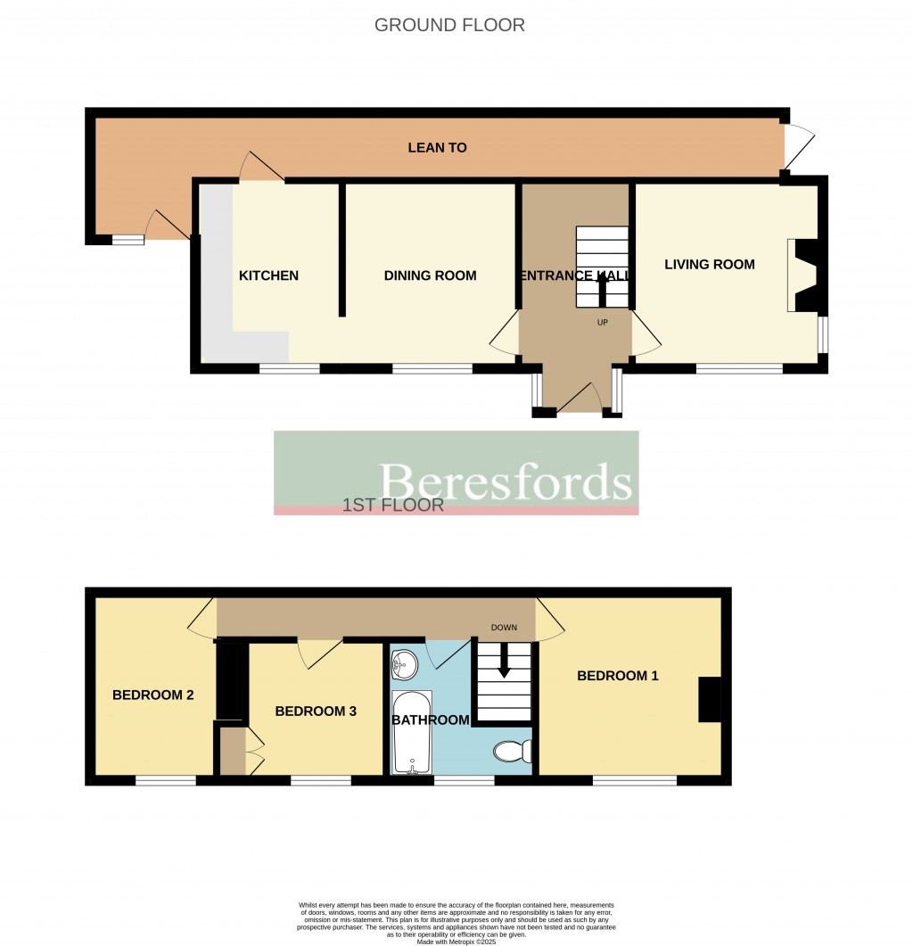 Floorplans For Maldon Road, Heckfordbridge, Colchester, Essex, CO3