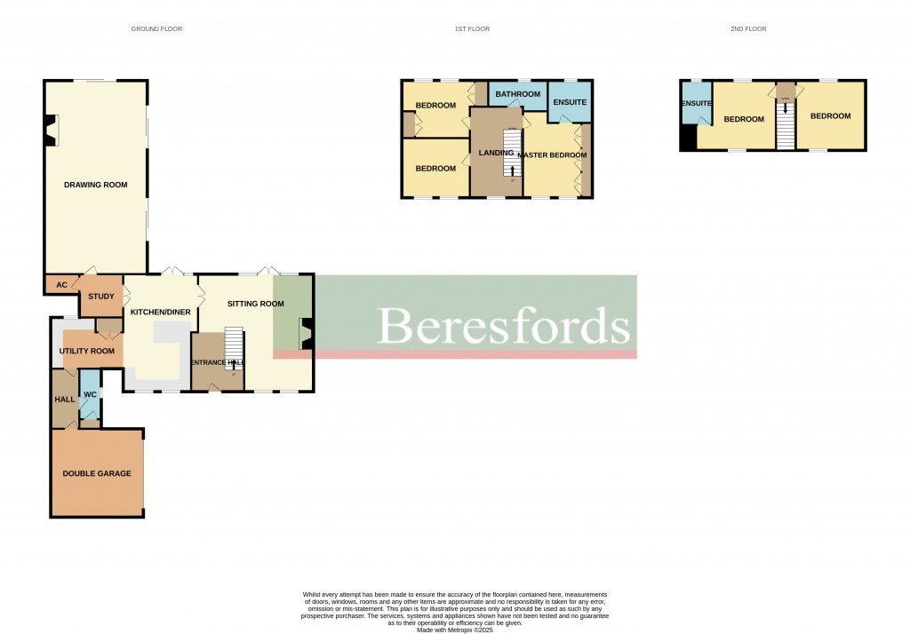 Floorplans For Moors Close, Great Bentley, Colchester, Essex, CO7