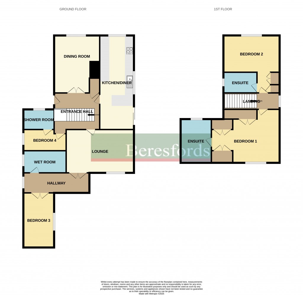 Floorplans For Kirkhurst Close, Brightlingsea, Colchester, Essex, CO7