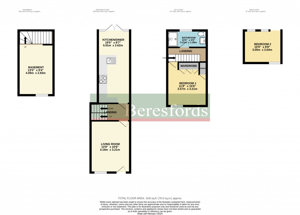 Floorplans For Maidenburgh Street, Colchester, Essex, CO1