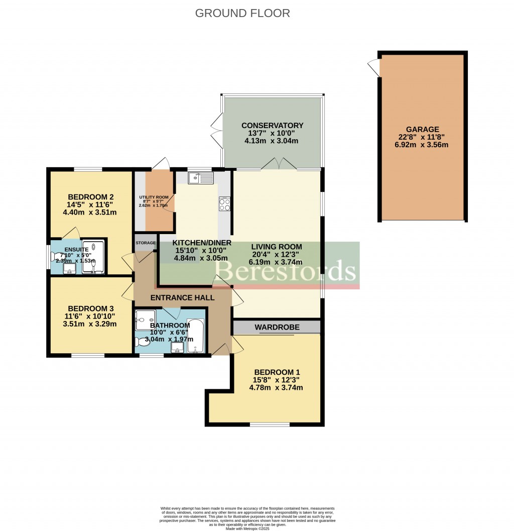 Floorplans For Gable Farm Close, Great Bentley, Colchester, Essex, CO7