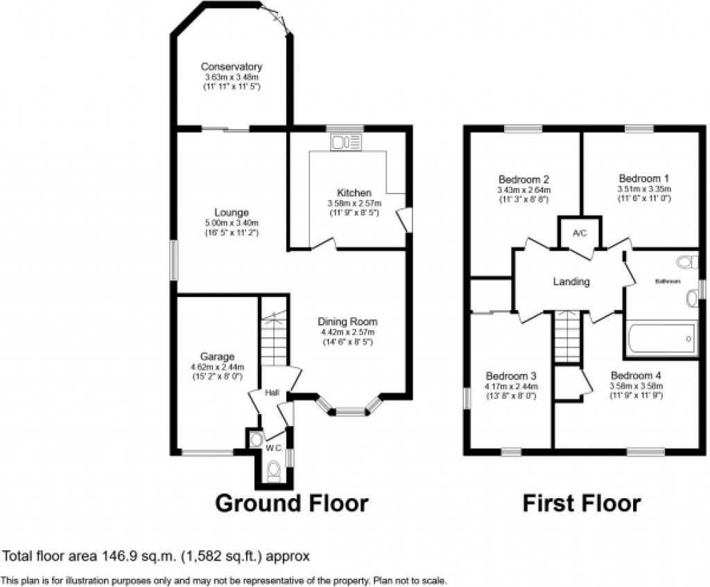 Floorplans For Ley Field, Takeley, Bishop's Stortford, Essex, CM22