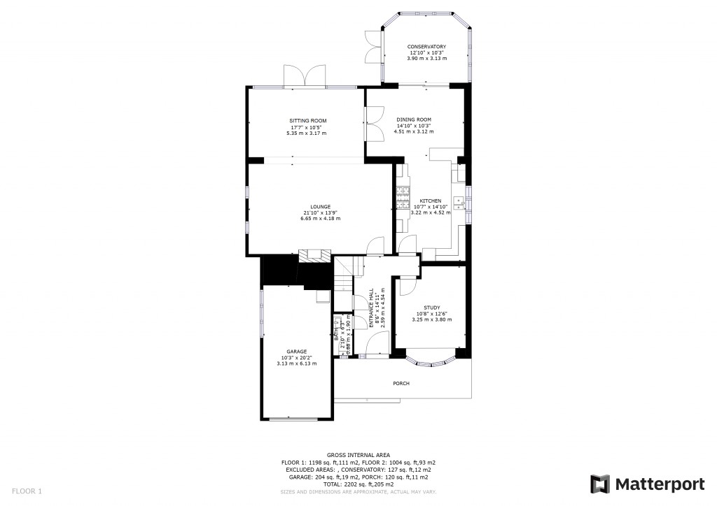 Floorplans For Mountnessing Road, Billericay, Essex, CM12
