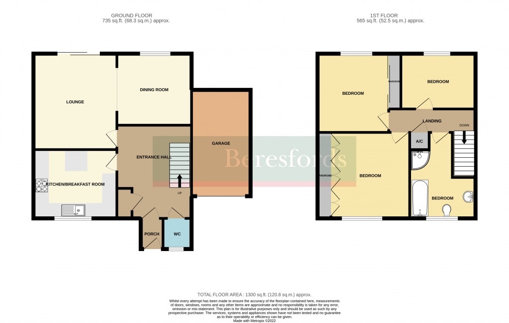 Floorplans For Parsonage Road, Takeley, Bishop's Stortford, Essex, CM22