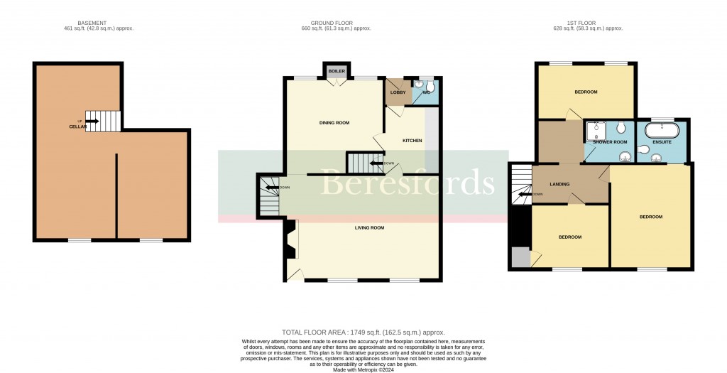 Floorplans For High Street, Stebbing, Dunmow, Essex, CM6