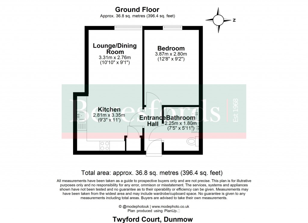 Floorplans For High Street, Dunmow, Essex, CM6