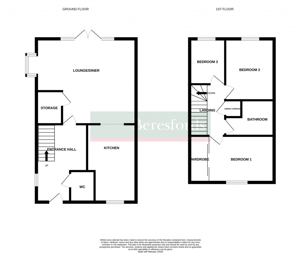 Floorplans For Barley Lane, Dunmow, Essex, CM6