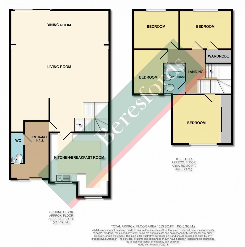 Floorplans For Keats Avenue, Romford, RM3