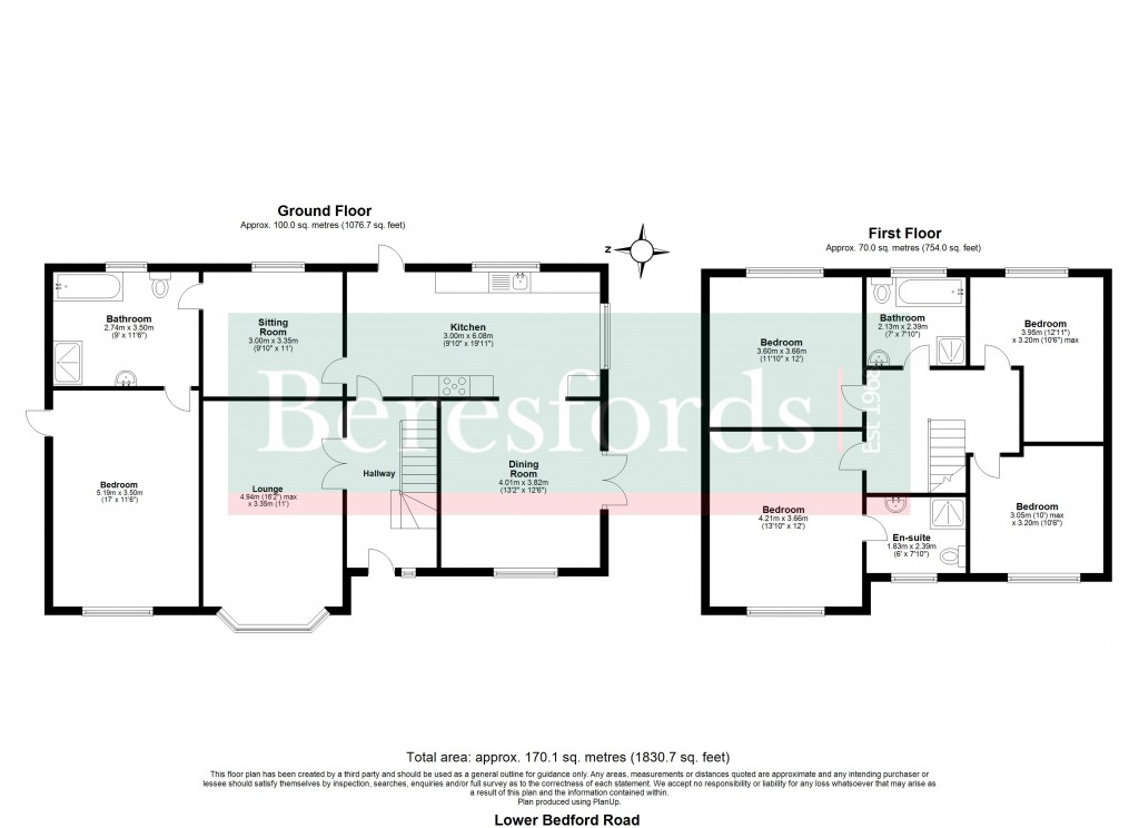 Floorplans For Lower Bedfords Road, Romford, RM1