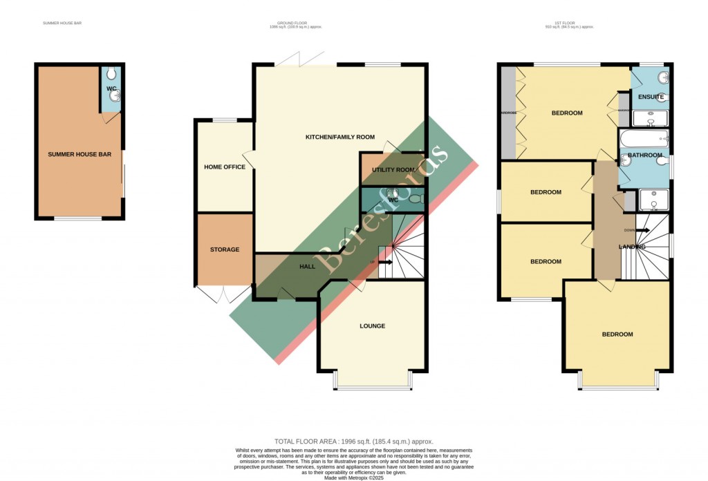 Floorplans For Wallenger Avenue, Gidea Park, RM2