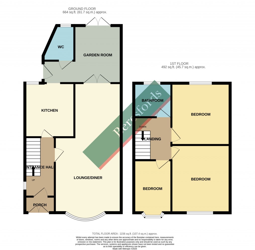 Floorplans For Esk Way, Romford, RM1