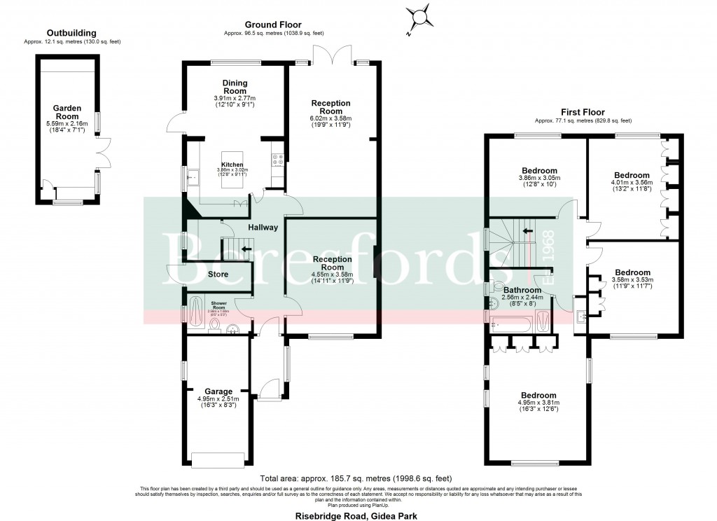 Floorplans For Risebridge Road, Romford, RM2