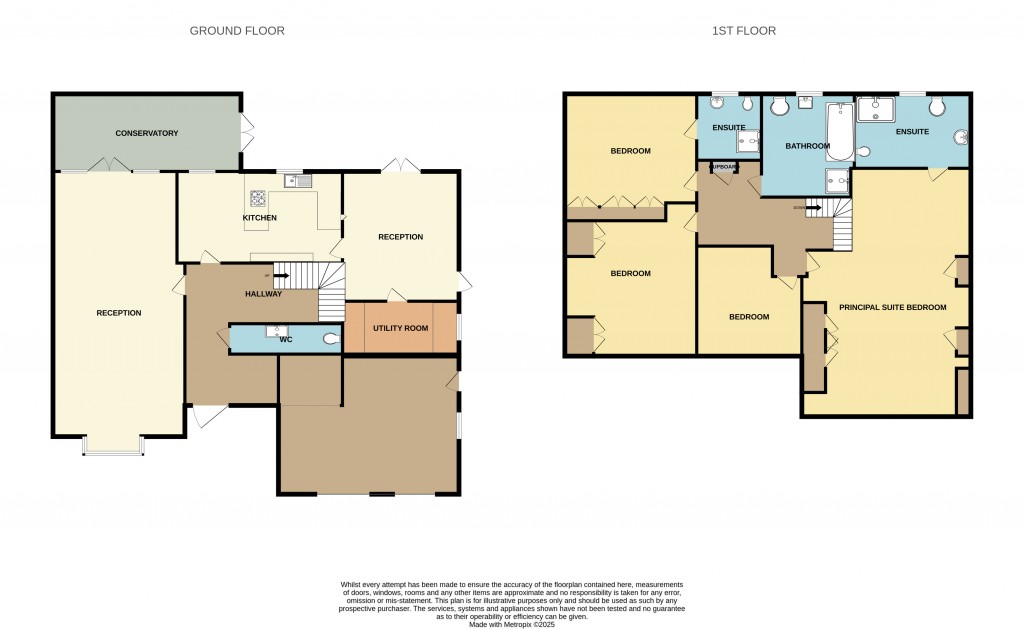 Floorplans For Oak Hill Road, Stapleford Abbotts, Essex, RM4
