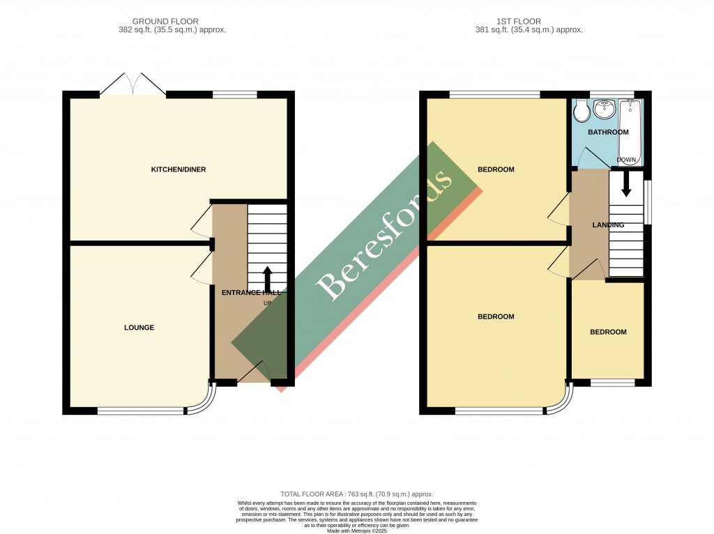 Floorplans For Fourth Avenue, Rush Green, RM7