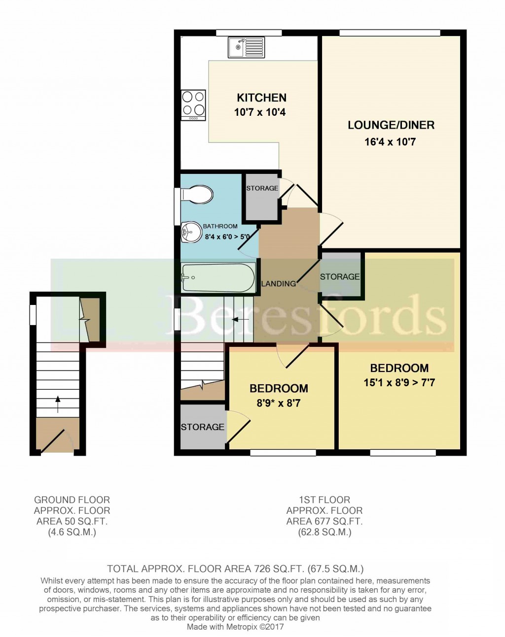 Floorplans For Hurstlands Close, Hornchurch, RM11
