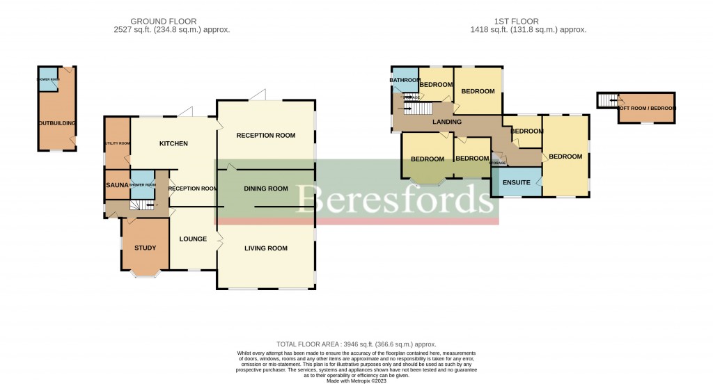 Floorplans For Burntwood Avenue, Hornchurch, Essex, RM11
