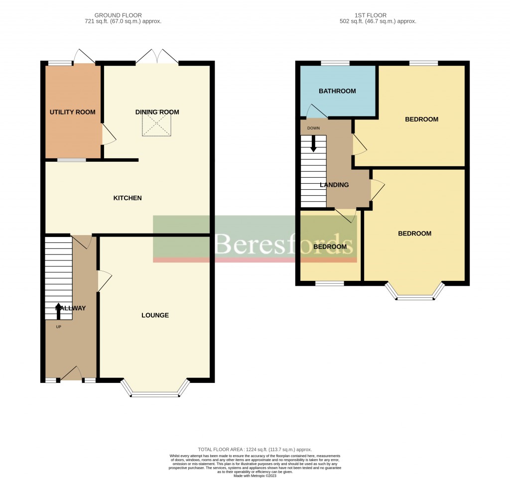 Floorplans For Lyndhurst Drive, Hornchurch, RM11