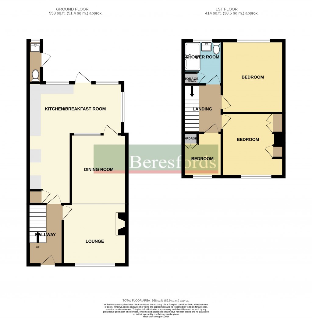Floorplans For Farm Road, Rainham, RM13