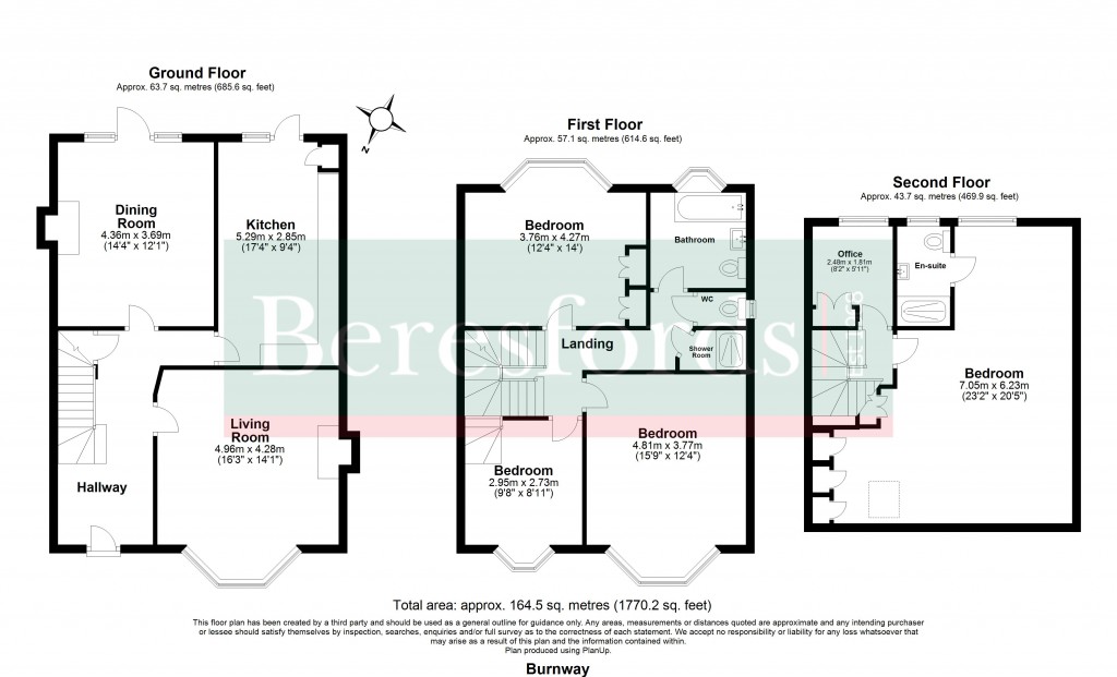 Floorplans For Burnway, Hornchurch, RM11