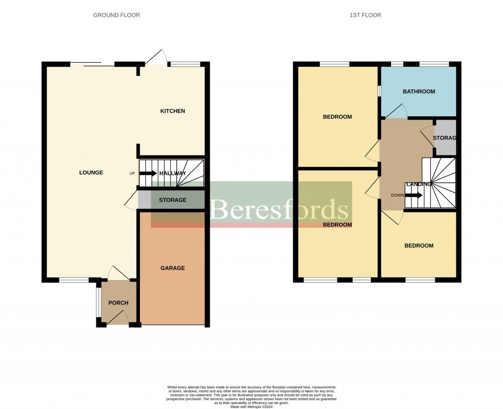 Floorplans For Veny Crescent, Hornchurch, RM12
