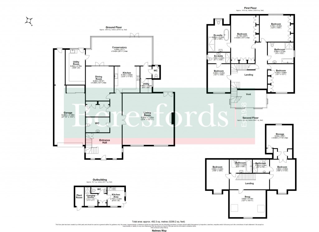 Floorplans For Nelmes Way, Hornchurch, RM11
