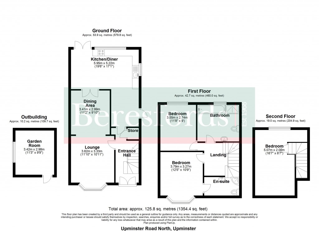 Floorplans For Upminster Road North, Rainham, RM13