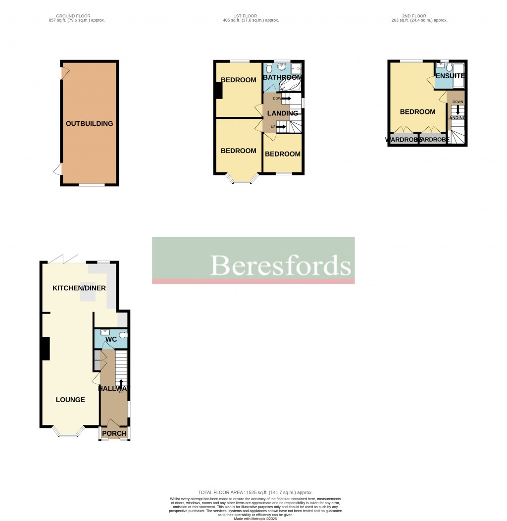 Floorplans For Osborne Road, Hornchurch, RM11