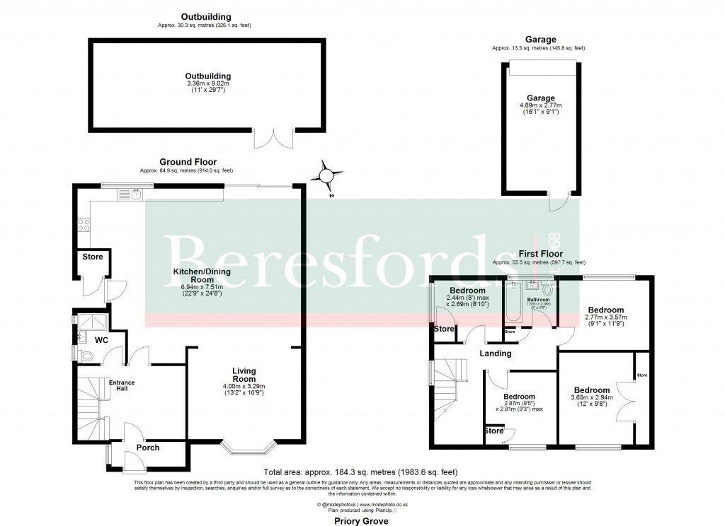 Floorplans For Priory Grove, Romford, RM3