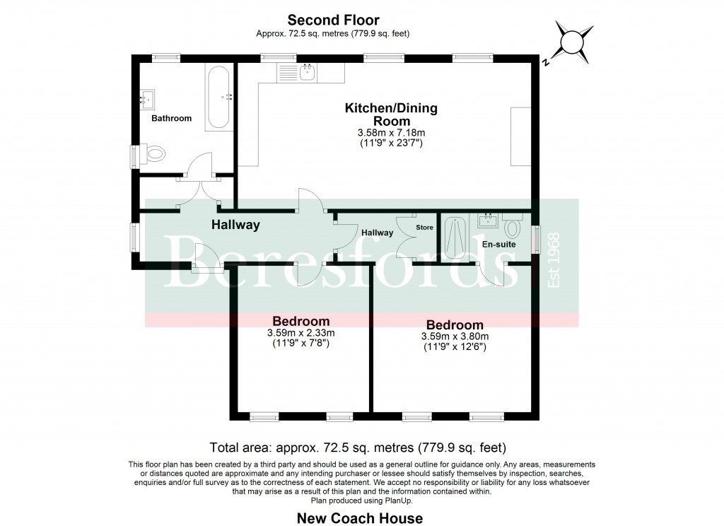 Floorplans For New Coach House, Safflower Lane, Romford, RM3