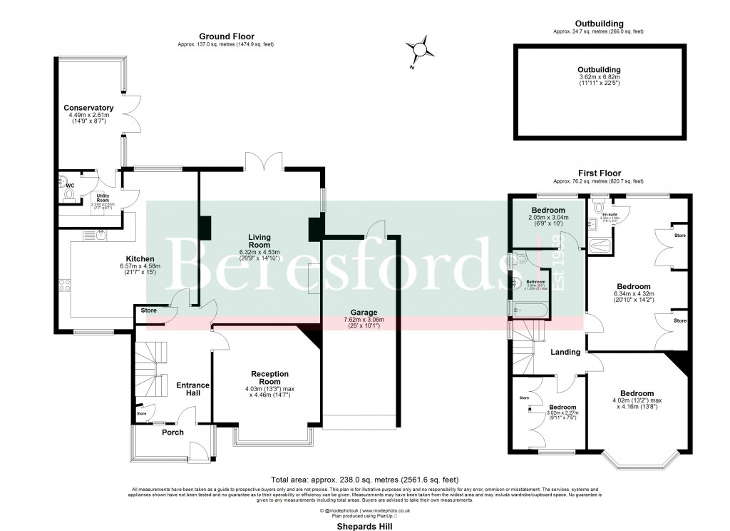 Floorplans For Shepherds Hill, Romford, RM3