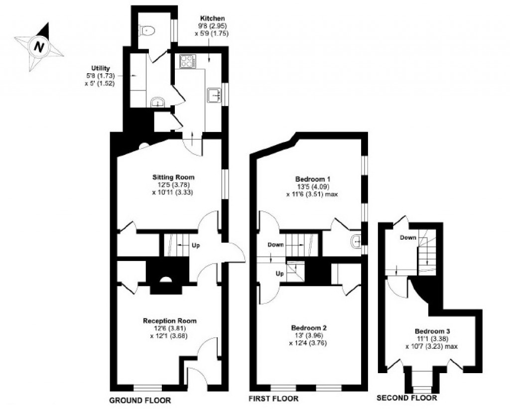 Floorplans For High Street, Ingatestone, Essex, CM4