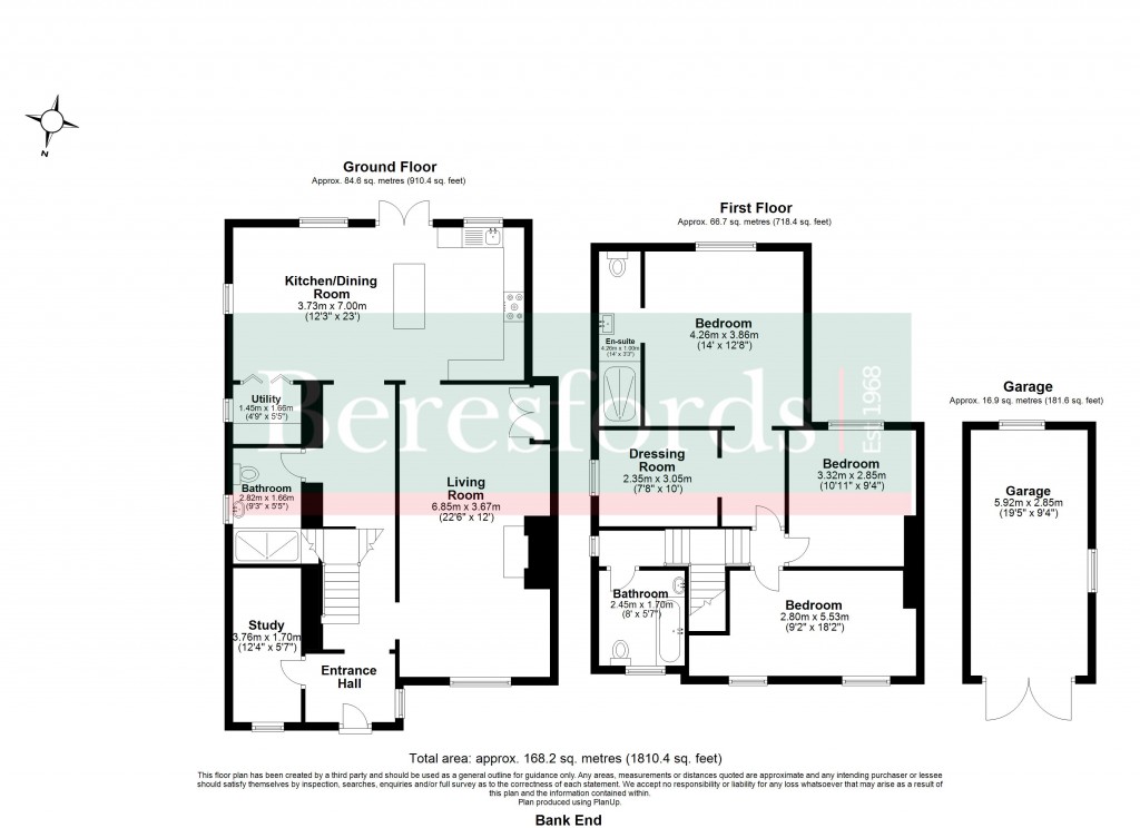 Floorplans For Bank End, Maldon Road, Margaretting, Ingatestone, CM4