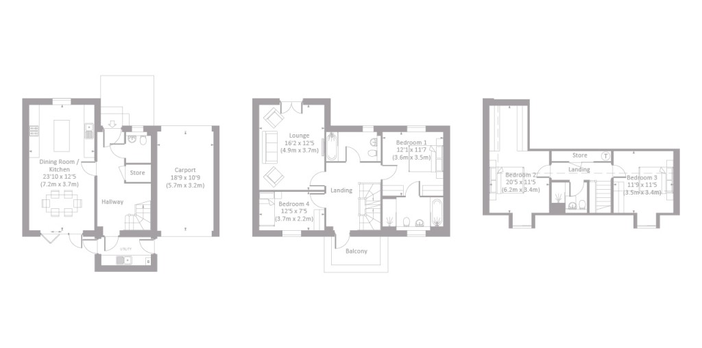 Floorplans For 9 Boyles Court, Dark Lane,, Great Warley,, Brentwood,, CM14