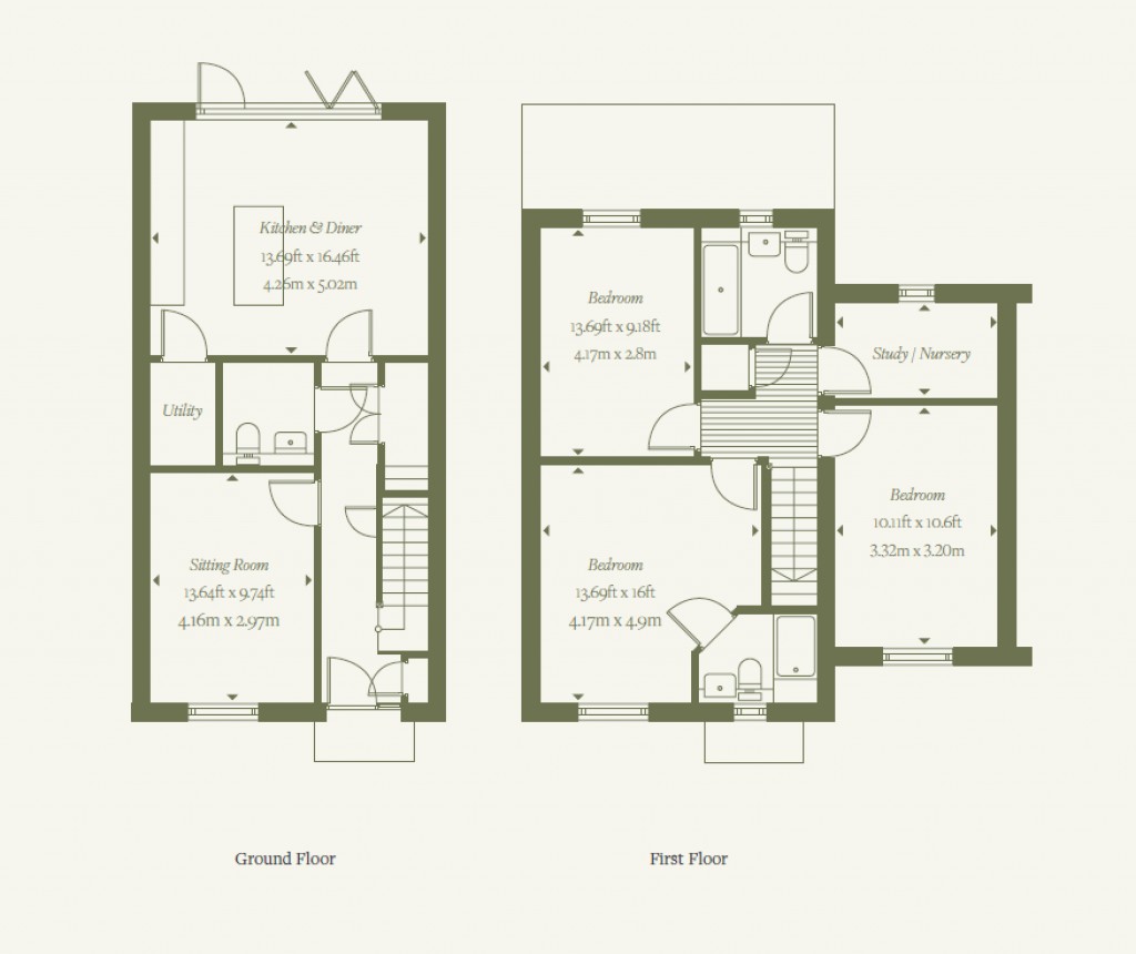 Floorplans For Hanningfield Park, Rettendon Common, Chelmsford, Essex, CM3