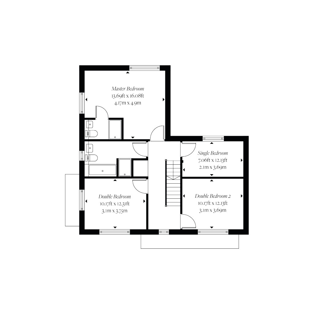 Floorplans For Rettendon Common, Chelmsford, Essex, CM3