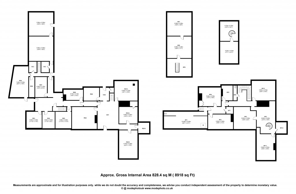 Floorplans For Church Lane, Claydon, Ipswich, Suffolk, IP6