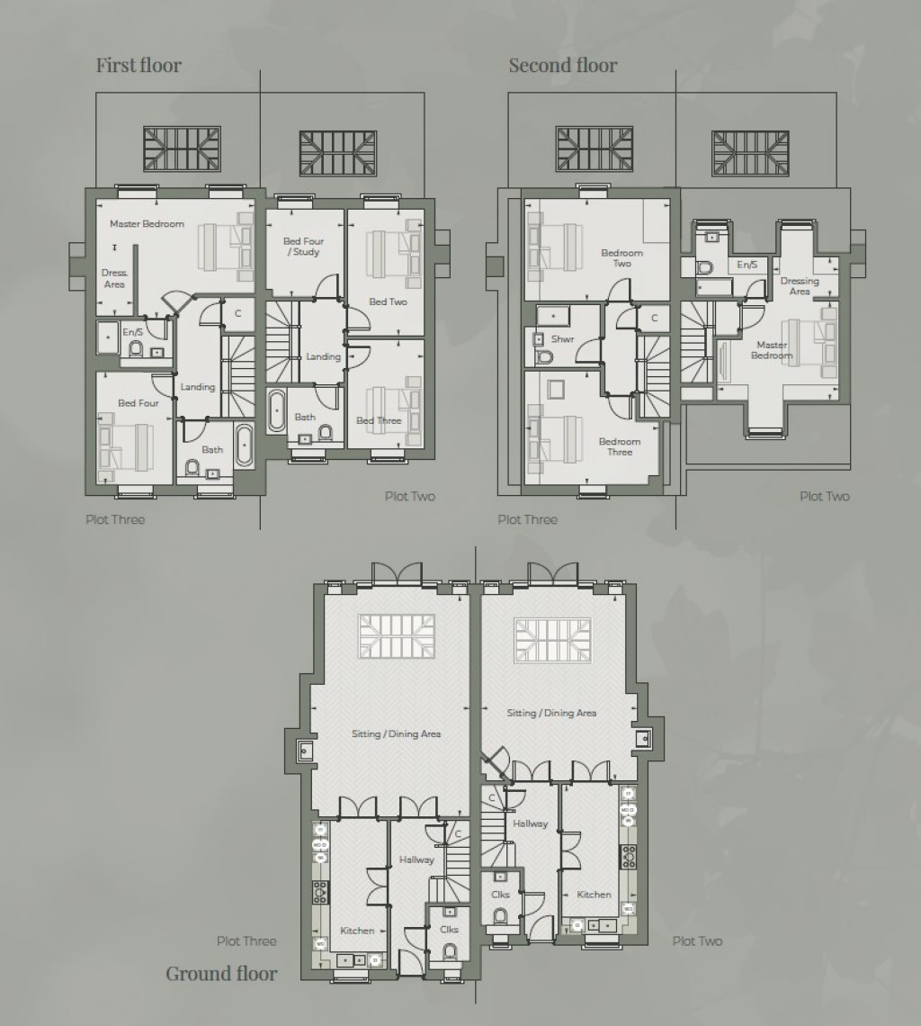 Floorplans For The Grange, Brent Hall Road, Finchingfield, Braintree, Essex, CM7