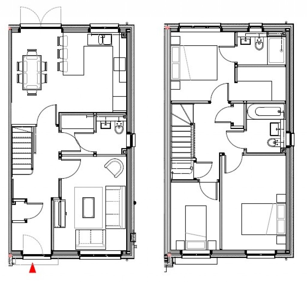 Floorplans For Plot 14 Saltmarsh Place, Tollesbury, Maldon, Essex, CM9