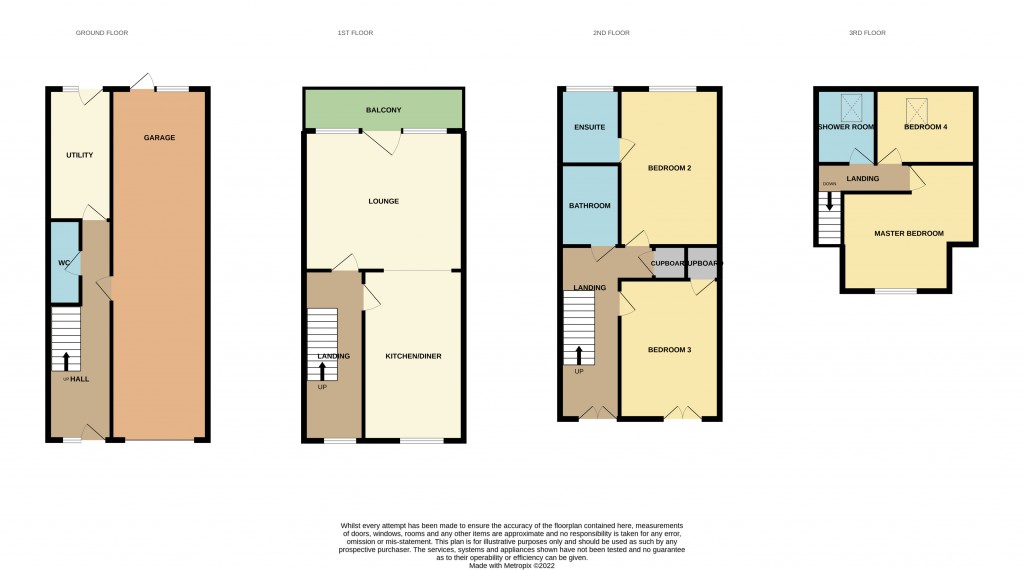 Floorplans For Remembrance Avenue, Burnham-On-Crouch, Essex, CM0