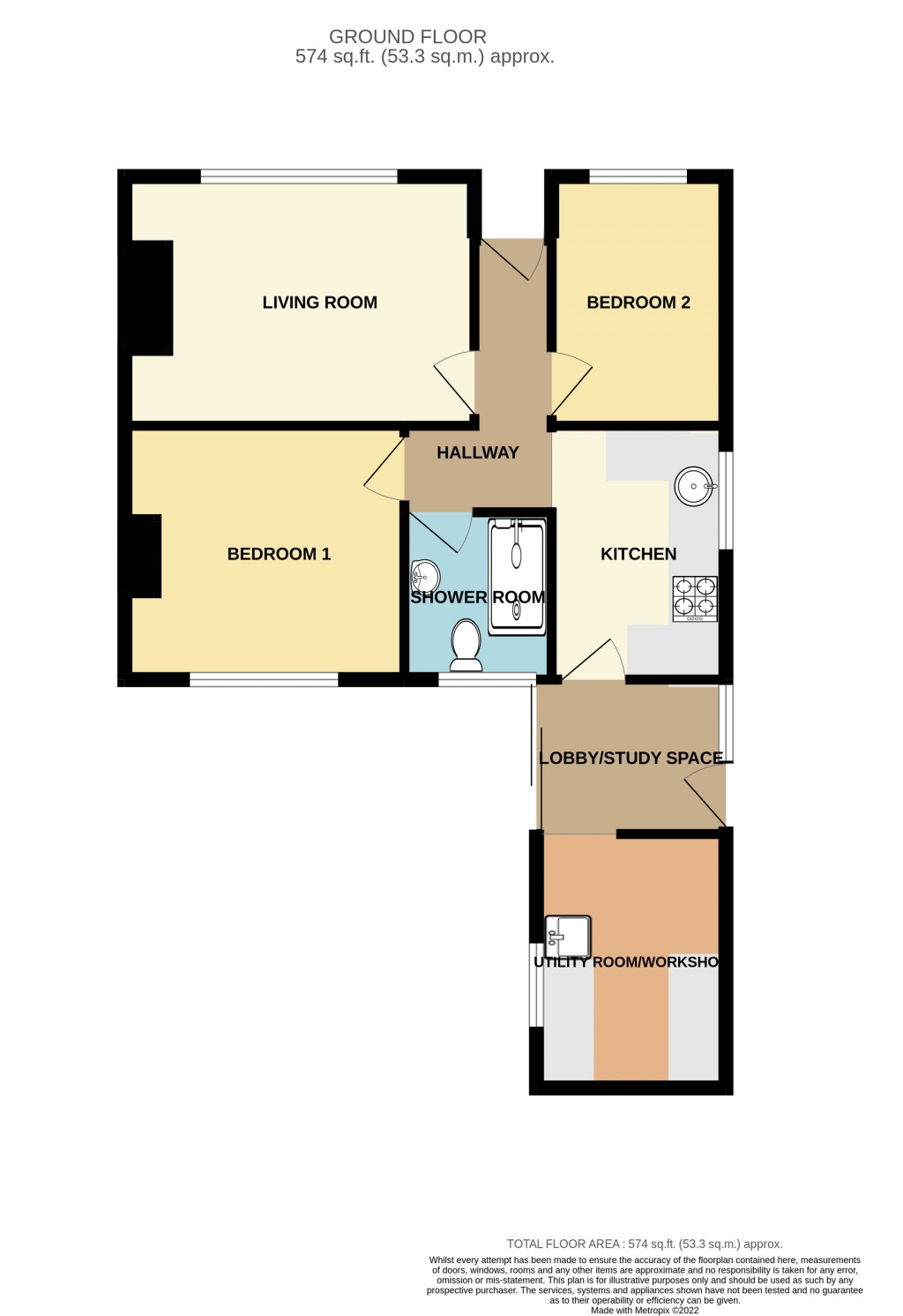 Floorplans For St. Peters Avenue, Maldon, Essex, CM9