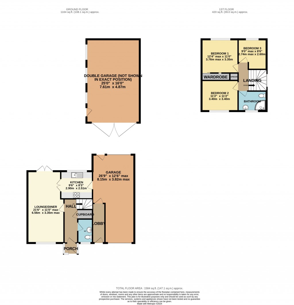Floorplans For The Street, Steeple, Southminster, Essex, CM0